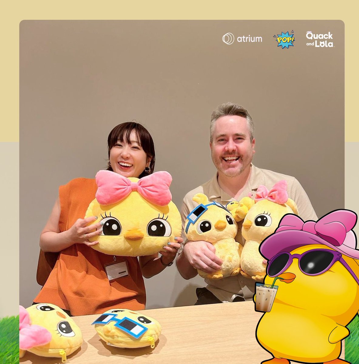 Atrium (@atriumnft) on Twitter photo <a href="/3D_PrintGuy/">3D Print Guy</a> <a href="/blizzy3D/">blizz e</a> <a href="/realmeetquack/">Meetquack ™</a> Team at Visional Pop (part of Visional Japan) comes with extensive experience at places like Sanrio, Youtube, Paramount & Turner. We're thrilled to partner with them and build an IP thats around for a 100 years loved by people in a 100 countries! <a href="/3D_PrintGuy/">3D Print Guy</a> <a href="/blizzy3D/">blizz e</a> <a href="/realmeetquack/">Meetquack ™</a> Team at Visional Pop (part of Visional Japan) comes with extensive experience at places like Sanrio, Youtube, Paramount & Turner. We're thrilled to partner with them and build an IP thats around for a 100 years loved by people in a 100 countries!