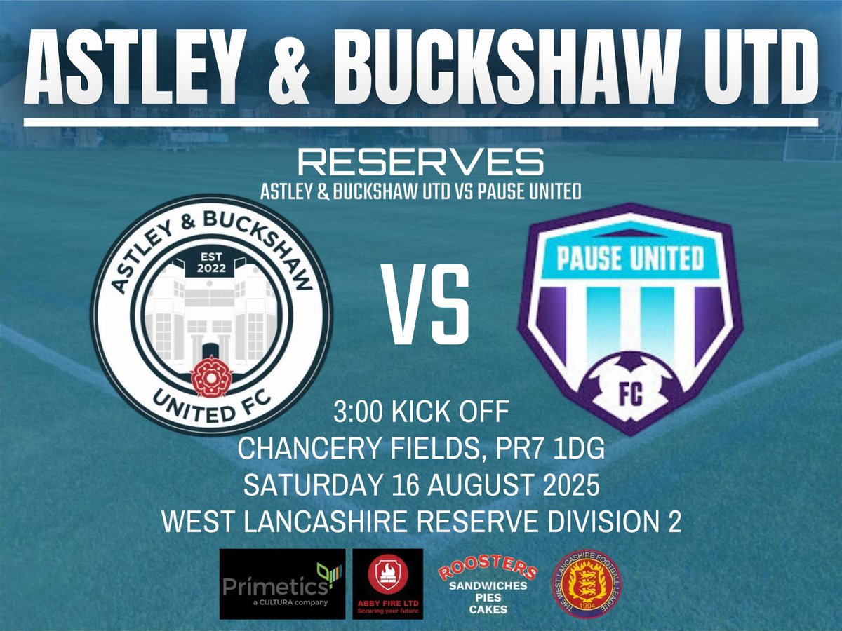 The Premiership may be back this weekend but our two <a href="/westlancsleague/">West Lancashire League</a> sides both have games to look forward to.
The first team is away in the Prem to <a href="/rossendalefc/">Rossendale Football Club</a> . Meanwhile the Reserves make their home debut at Brookfields as they welcome <a href="/PauseUnited/">Pause United</a> Reserves in Res Div 2