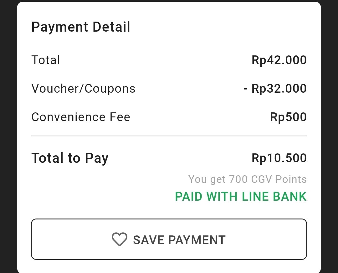 Hellofullsun_'s tweet photo. Wts voucher cgv all movie 10k fee 10k 
#zonauangᅠ #zonajajan️️ https://t.co/DWJTQyWykt