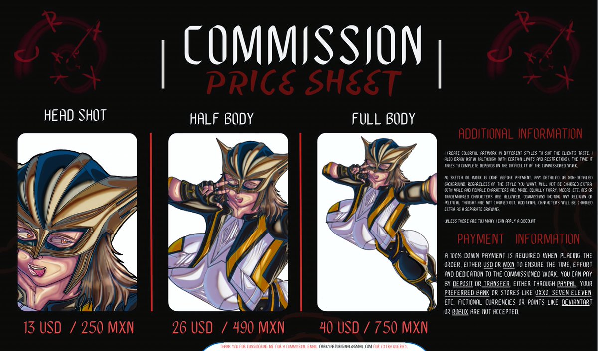 Craxy__Art_'s tweet image. 🎨✨ COMMISSIONS OPEN! ✨🎨
Custom digital art — portraits, original characters &amp;amp; more!

📩 DM or email: craxyartoriginal@gmail.com
Limited slots! Don’t miss your chance!

#digitalart #art #drawing #illustration #artist #artwork #fanart #characterdesign #opencommissions