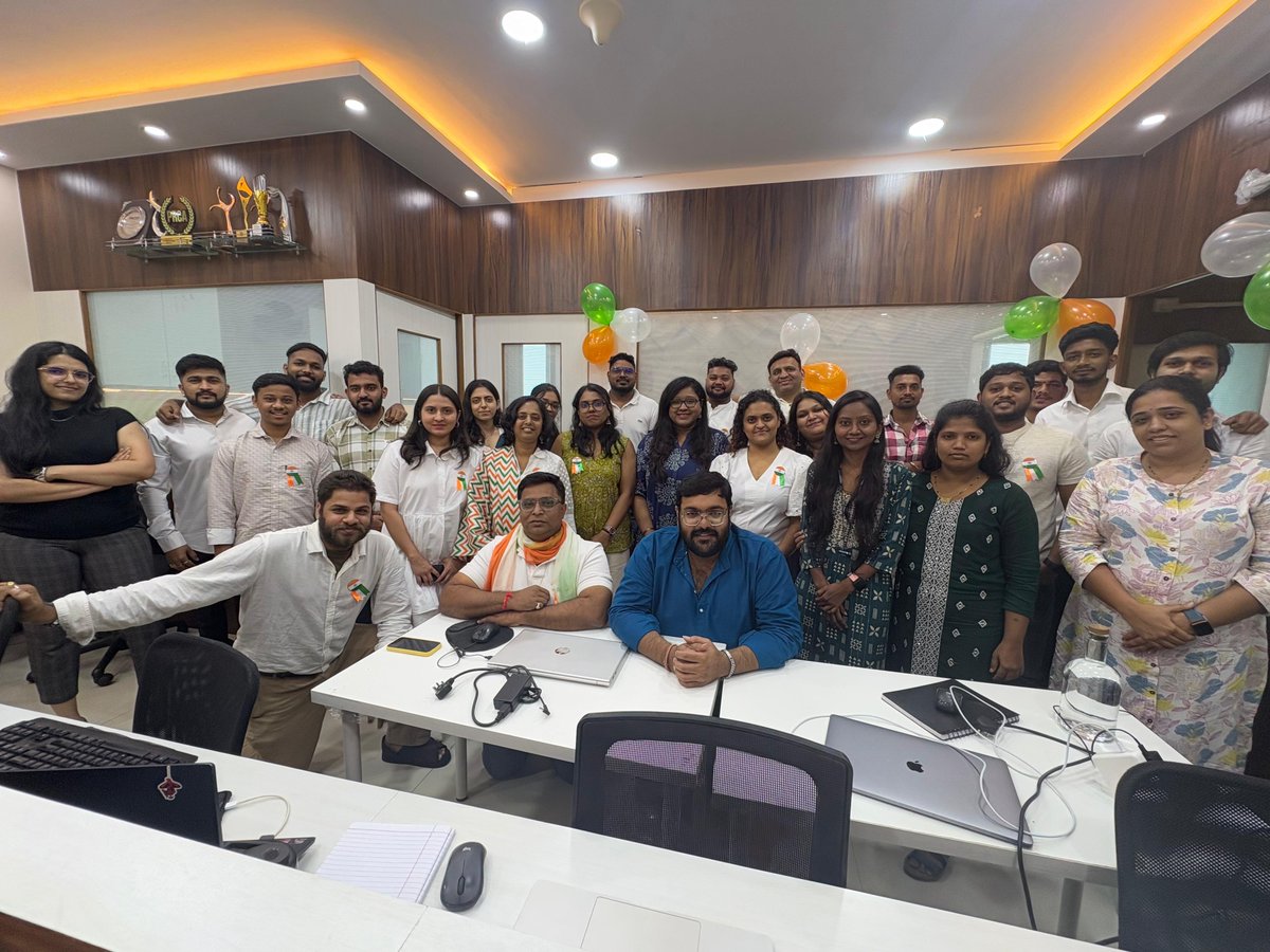 zaksys's tweet photo. Marking 79 years of freedom, the Z-Aksys team came together in tri-colour attire to celebrate unity and pride. 

Shoutout to our best-dressed Z-Woman and Z-Man for adding extra flair to the day!

#IndependenceDay2025 #79YearsOfFreedom #ZTeamInAction #ZAksys https://t.co/4bDUjCMhu3