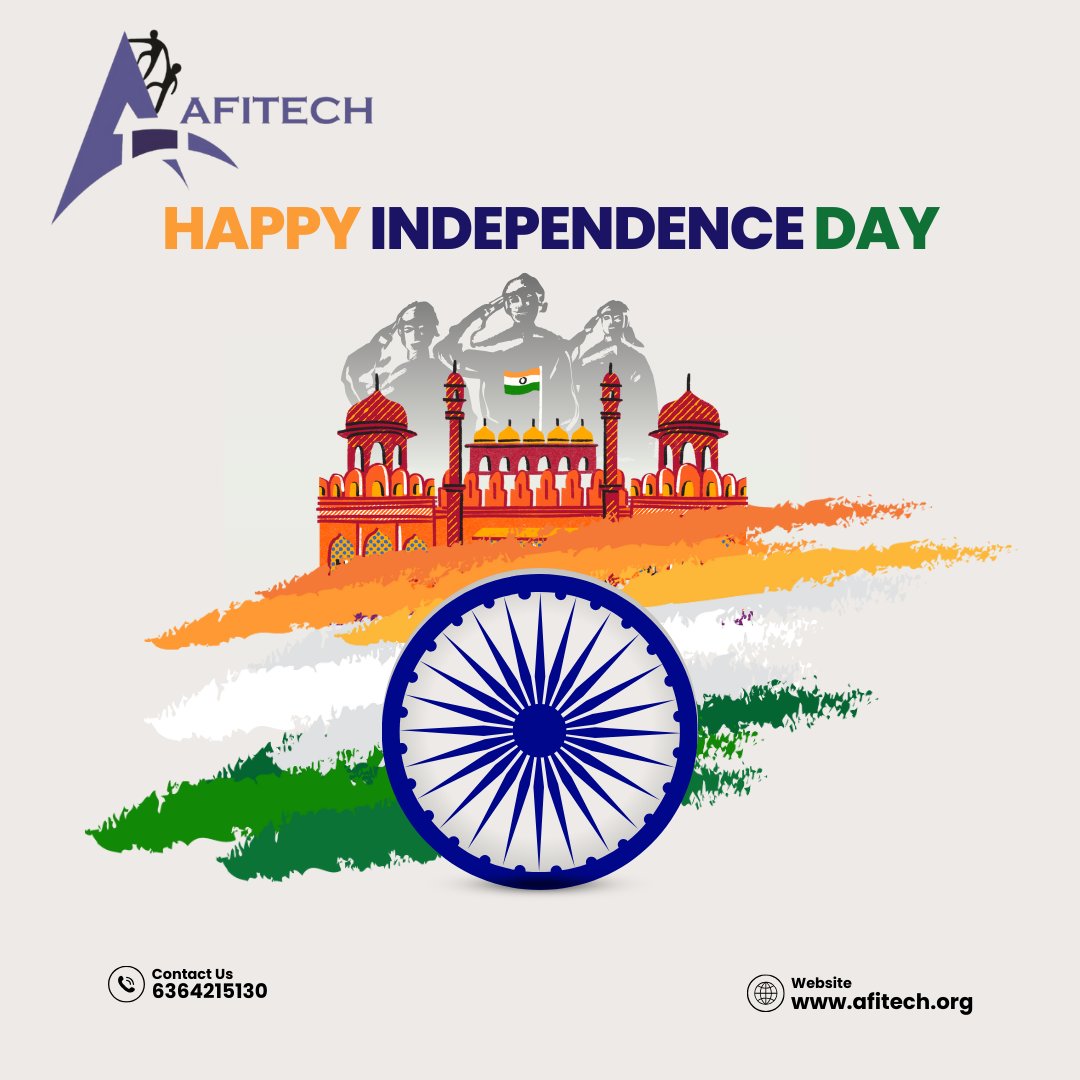 AfitechT43914's tweet photo. 🇮🇳 Afitech wishes everyone a Happy Independence Day!
Let’s honor our freedom fighters, cherish our heritage, and work for a brighter, united future.
Jai Hind! 🇮🇳✨
#IndependenceDay #JaiHind #ProudToBeIndian #TricolorPride https://t.co/agqmdGiUbV