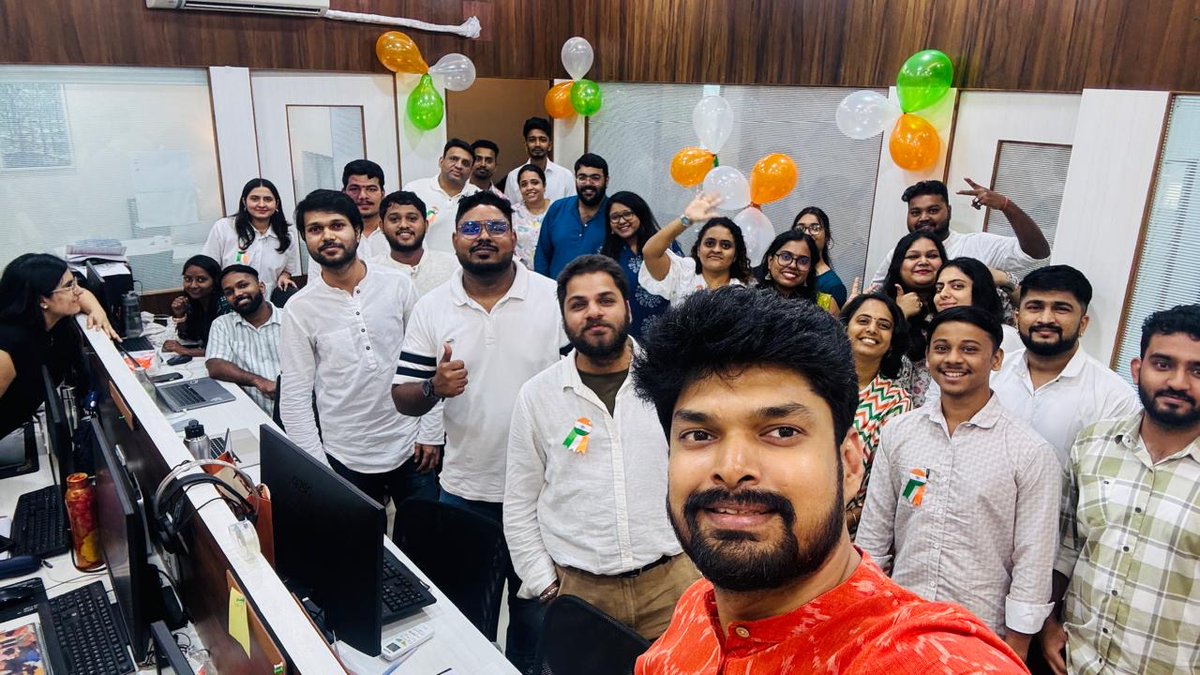 zaksys's tweet photo. Marking 79 years of freedom, the Z-Aksys team came together in tri-colour attire to celebrate unity and pride. 

Shoutout to our best-dressed Z-Woman and Z-Man for adding extra flair to the day!

#IndependenceDay2025 #79YearsOfFreedom #ZTeamInAction #ZAksys https://t.co/4bDUjCMhu3