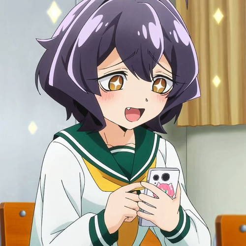 MahouBaiser's tweet photo. She’s been seeing lots of pictures of new magical girls. 

4 of them specifically have been blowing up the internet. Two looking like red skinned demons and the other two looking more like angels. 

“Wow~ That’s such a cool combo~” https://t.co/9hdXvPQ0Dn