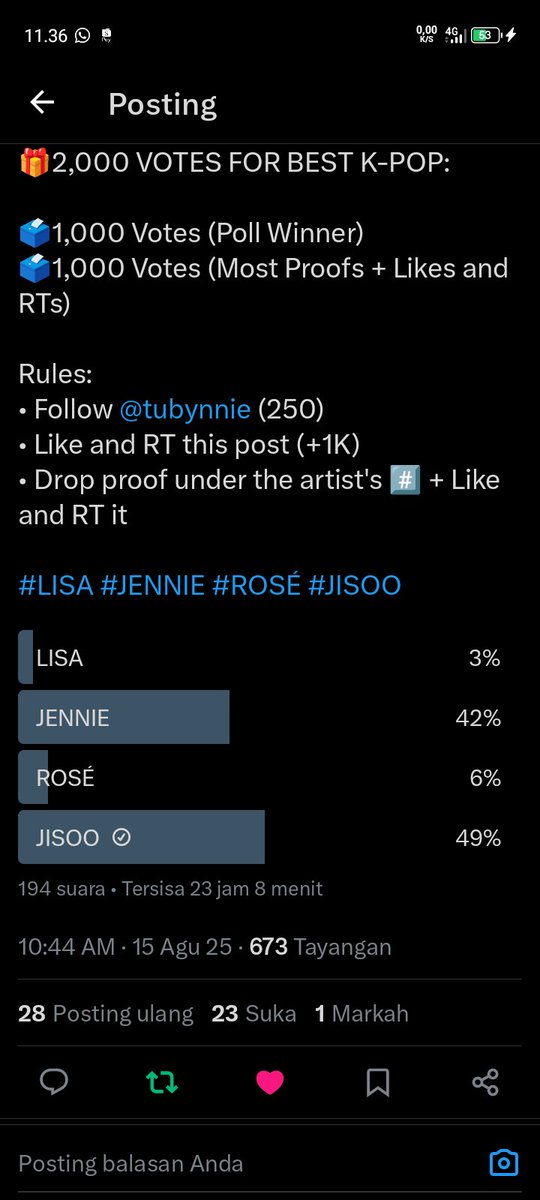 Karmasoo_'s tweet photo. @tubynnie #JISOO https://t.co/v1cMupFTzN