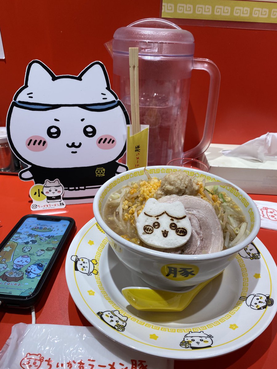 Wazza1279's tweet photo. ちいかわラーメンってコト？！ https://t.co/UmQ7CGJx4M