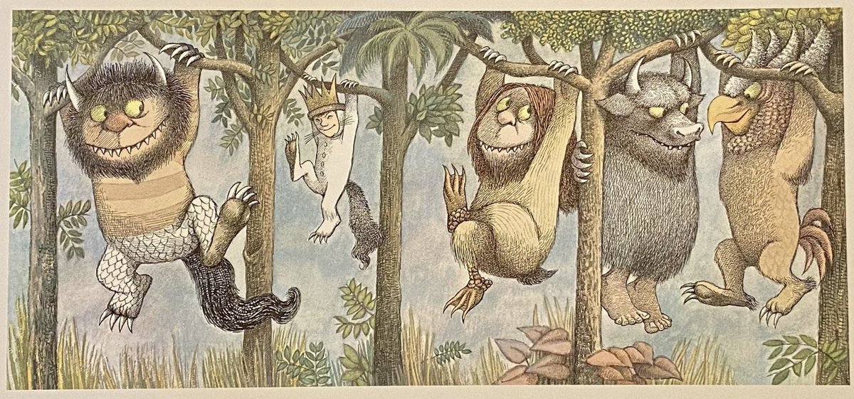 RareBook's tweet image. Hello weekend - where the wild things are.

Collection of limited edition prints by Maurice Sendak (Bodley Head, 1971) Price: AU$1250

rareillustratedbooks.com/pages/books/17…