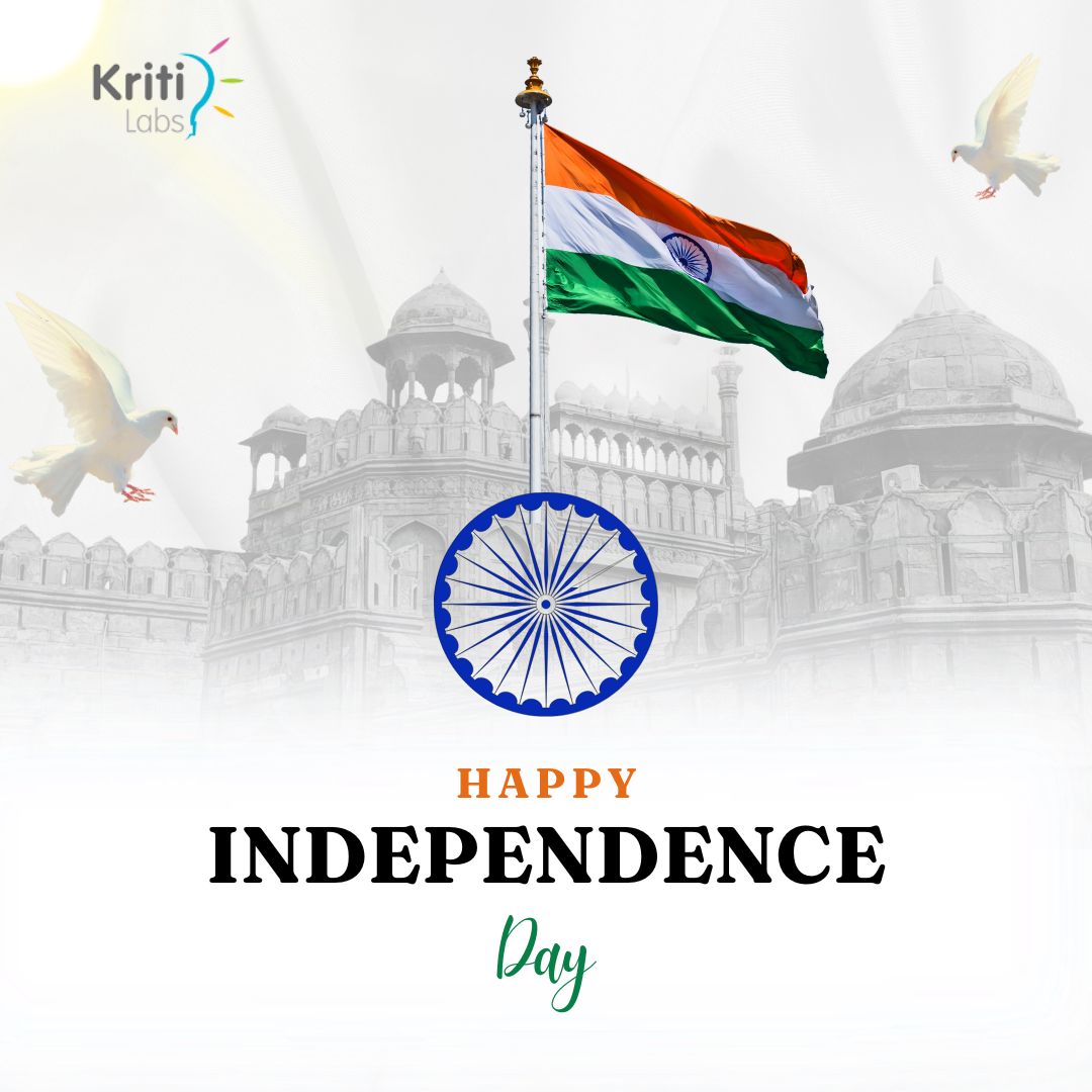kritilabstech's tweet image. Celebrating the spirit of freedom, innovation, and progress this Independence Day. Happy Independence Day!

#IndependenceDay #India