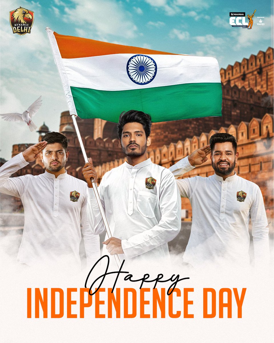 DynamicDelhi's tweet photo. From the pitch to the parade, our love for India stands tall! 🇮🇳❤️ 

#DynamicDelhi #IndependenceDay https://t.co/azeIXI8tMa