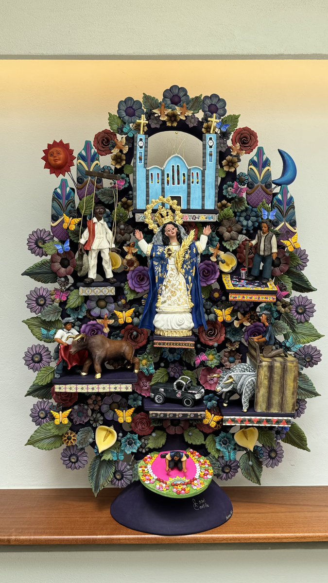 Hoy es la noche que nadie duerme en #huamantla , gracias por permitirme inspirar esta obra en sus tradiciones y costumbres !!! #asaelcastilloartesano