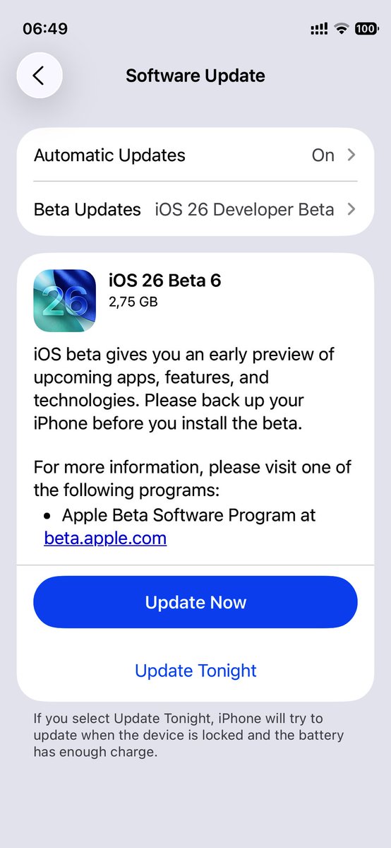 VladimirSt60970's tweet image. #ios26beta6 #Apple @theapplehub @Apple @iUltraOS