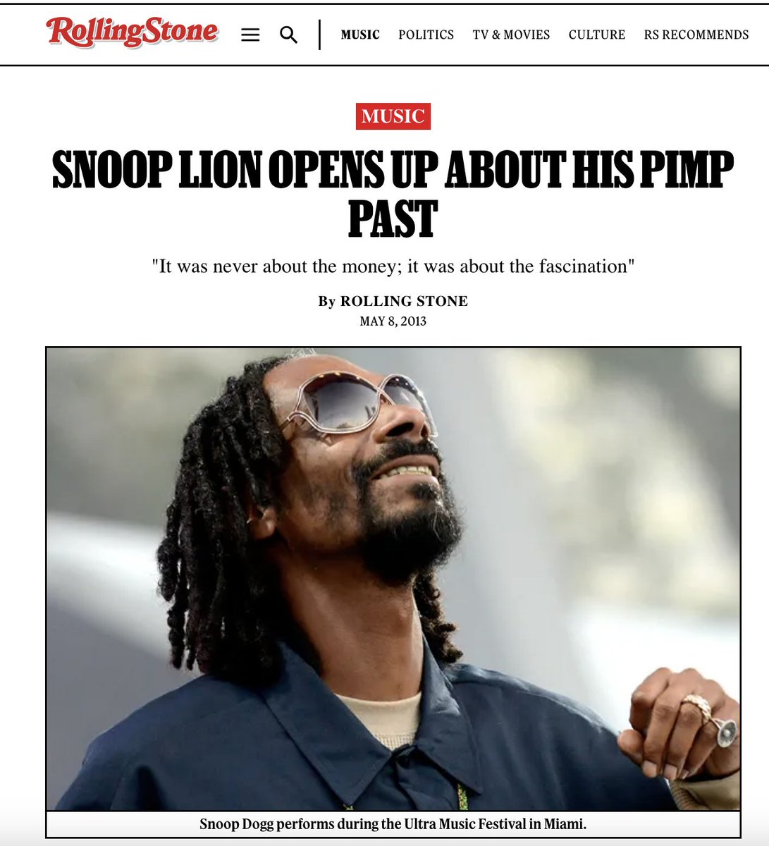 "As a kid I dreamed of being a pimp, I dreamed of having cars and clothes and bitches to match. I said, ‘Fuck it – I’m finna do it." - Snoop Dogg

This is who the <a href="/AFL/">AFL</a> is hosting at this year's Grand Final.
#EndViolenceAgainstWomen