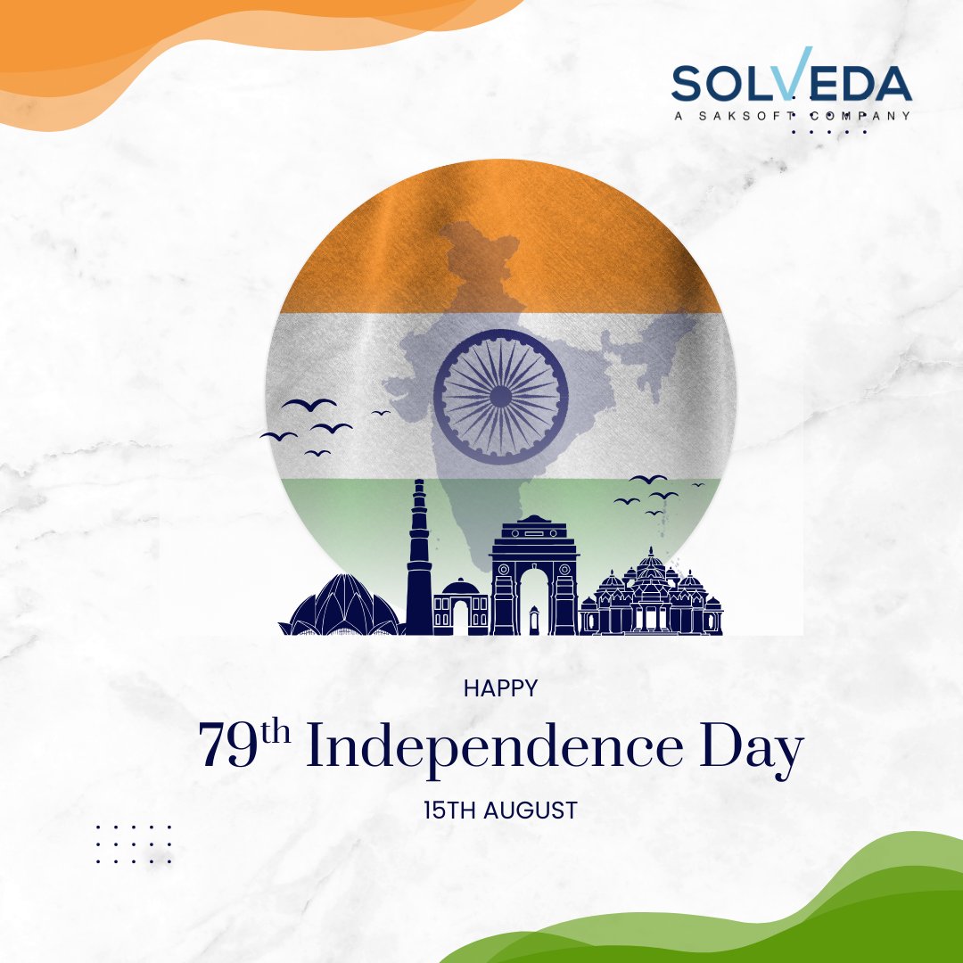 SolvedaGlobal's tweet photo. Happy 15th August! 🇮🇳
A day to remember our past, celebrate our present, and inspire our future.
#IndependenceDay #Solveda #ProudToBeIndian https://t.co/UjfFi3pqig