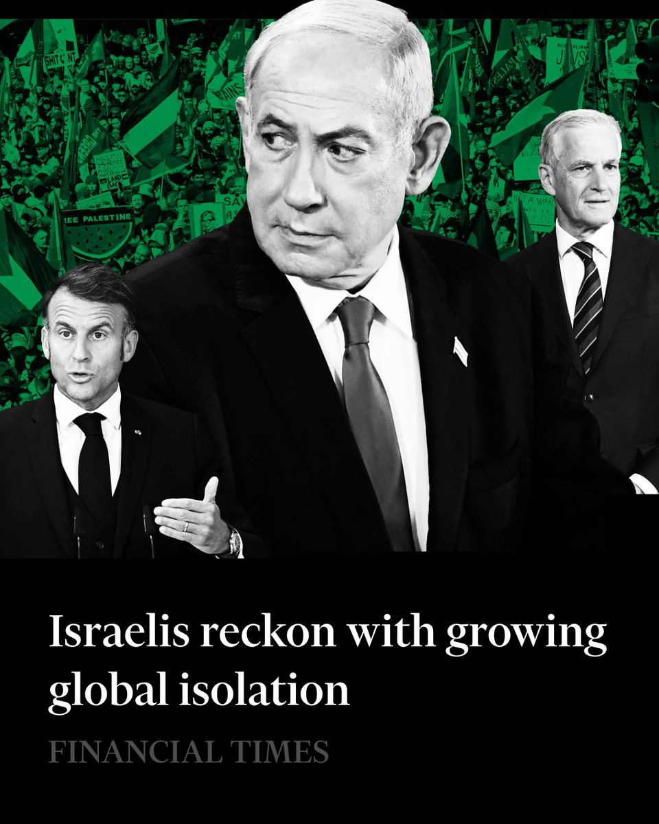 The international backlash over the Gaza war has stoked fears from travellers to entrepreneurs that the country is heading for a pariah status on.ft.com/4mBWM3w