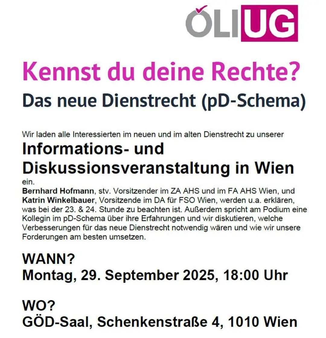 Hannes Grünbichler (@hgrunbichler) on Twitter photo Tipp für Lehrer-Bubble. Die <a href="/oeliug/">Österreichische LehrerInnen Initiative</a>-Wien bietet diese Infoveranstaltung für Neu-Lehrer:innen. Ganz ungezwungen und ungefiltert. Tipp für Lehrer-Bubble. Die <a href="/oeliug/">Österreichische LehrerInnen Initiative</a>-Wien bietet diese Infoveranstaltung für Neu-Lehrer:innen. Ganz ungezwungen und ungefiltert.