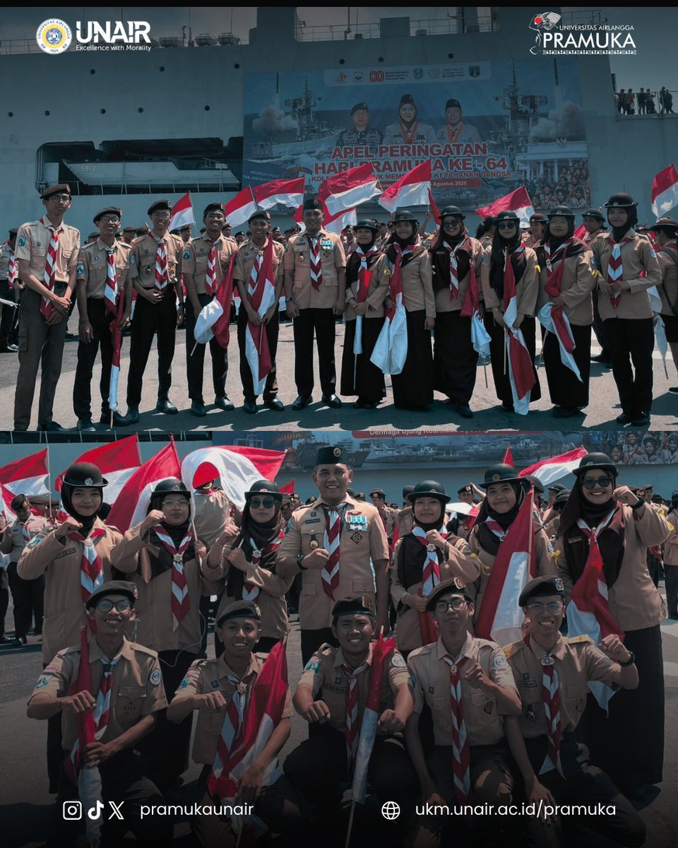 Mau pamer foto-foto sama bu Khofifah, hehe. Alumni Unair nih bos

#HariPramuka