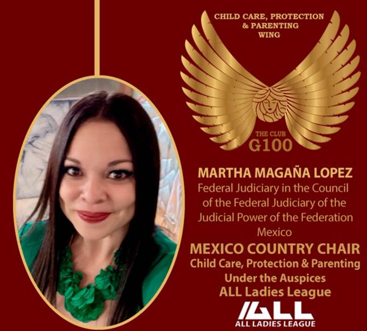 🌍 Nuevo capítulo, mismo compromiso: proteger a las infancias y empoderar a las mujeres.

Honored and deeply grateful for this appointment in the Child Care, Protection &amp; Parenting Wing of the <a href="/G100wefleaders/">G100</a>. 

Honrada y profundamente agradecida por esta designación en el Ala de
