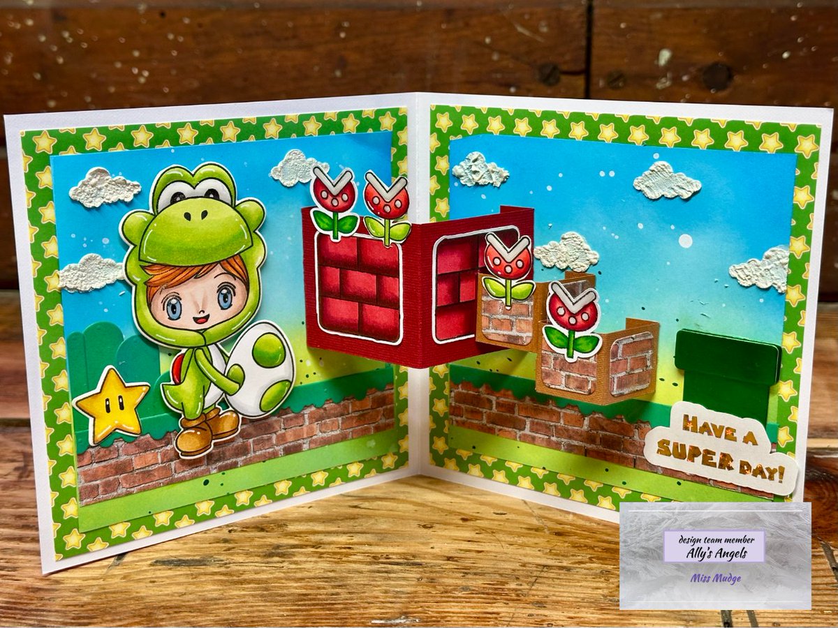 MrsMudge2009's tweet photo. Just dropped a SUPER interactive gaming-inspired card on the blog for Ally’s Angels “Anything Goes” Challenge! Pop-ups, pull tabs, power-ups — it’s got it all! 🎮⭐🍄
👉 [https://t.co/pWIjHxnjjo]
#CardMaking #Papercraft #InteractiveCard #MarioInspired https://t.co/QZKdYo6Cx2