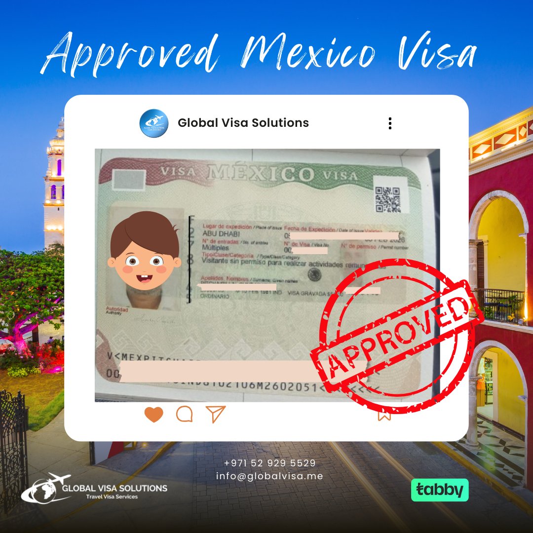 globalvisauae's tweet photo. From your first inquiry to the moment your visa is approved, we are here to make the process seamless and worry-free. 📷

📷 WhatsApp: +971 52 929 5529
📷 Email: info@globalvisa.me

#ClientLoveThursday #VisaApproved #HappyClient #TrustedVisaPartner https://t.co/BbwvXkaz8a