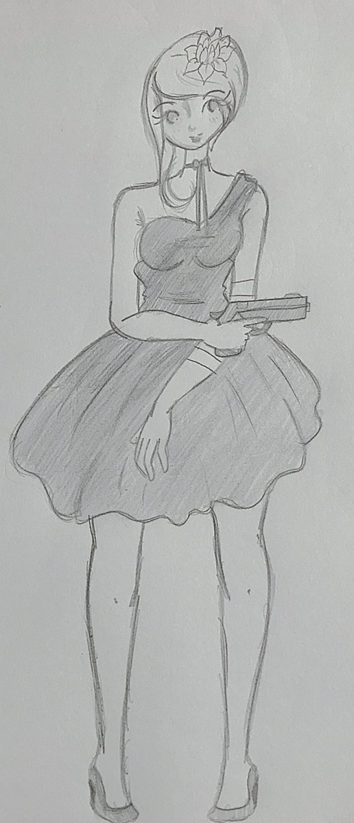 uncledante's tweet photo. Max is a healer, but she’s not afraid to bust my a cap. (Very old drawings) https://t.co/vjfakHtVXK