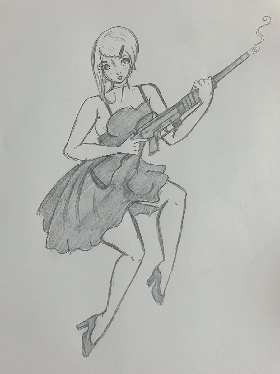 uncledante's tweet photo. Max is a healer, but she’s not afraid to bust my a cap. (Very old drawings) https://t.co/vjfakHtVXK