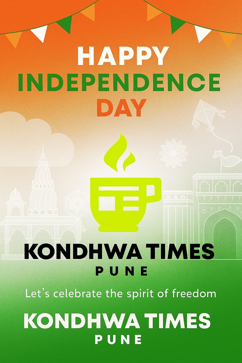 🇮🇳✨ Freedom in our hearts, pride in our souls.
This Independence Day, let’s celebrate unity, diversity, and the spirit of India.
Kondhwa, let’s keep the tricolor flying high! 🙌
#IndependenceDay #KondhwaTimesPune #JaiHind #ProudIndian #SpiritOfFreedom