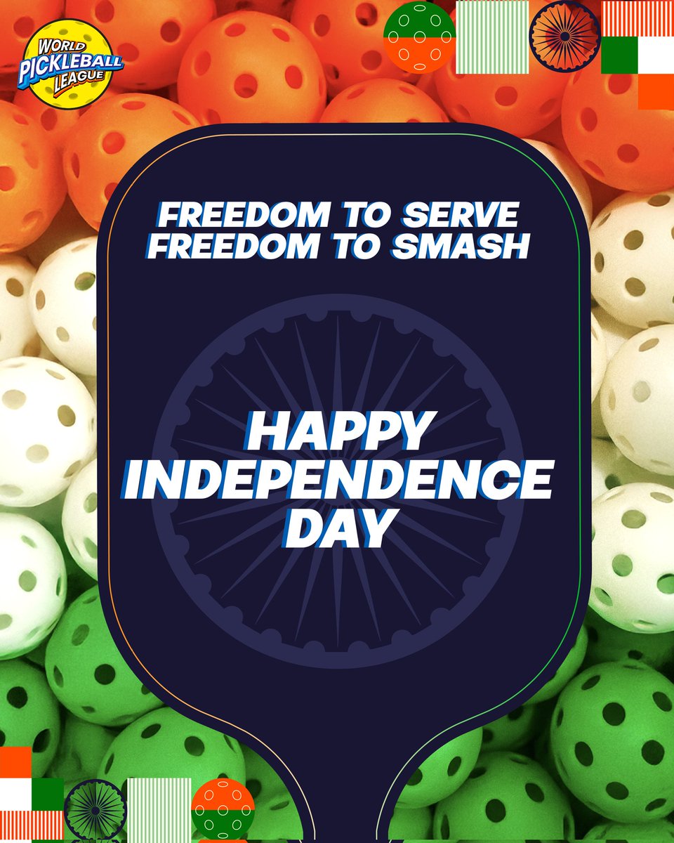This Independence Day, let’s celebrate the freedom to play our way, on court and off court too. 🇮🇳

#IndependenceDay #WPBL #Pickleball