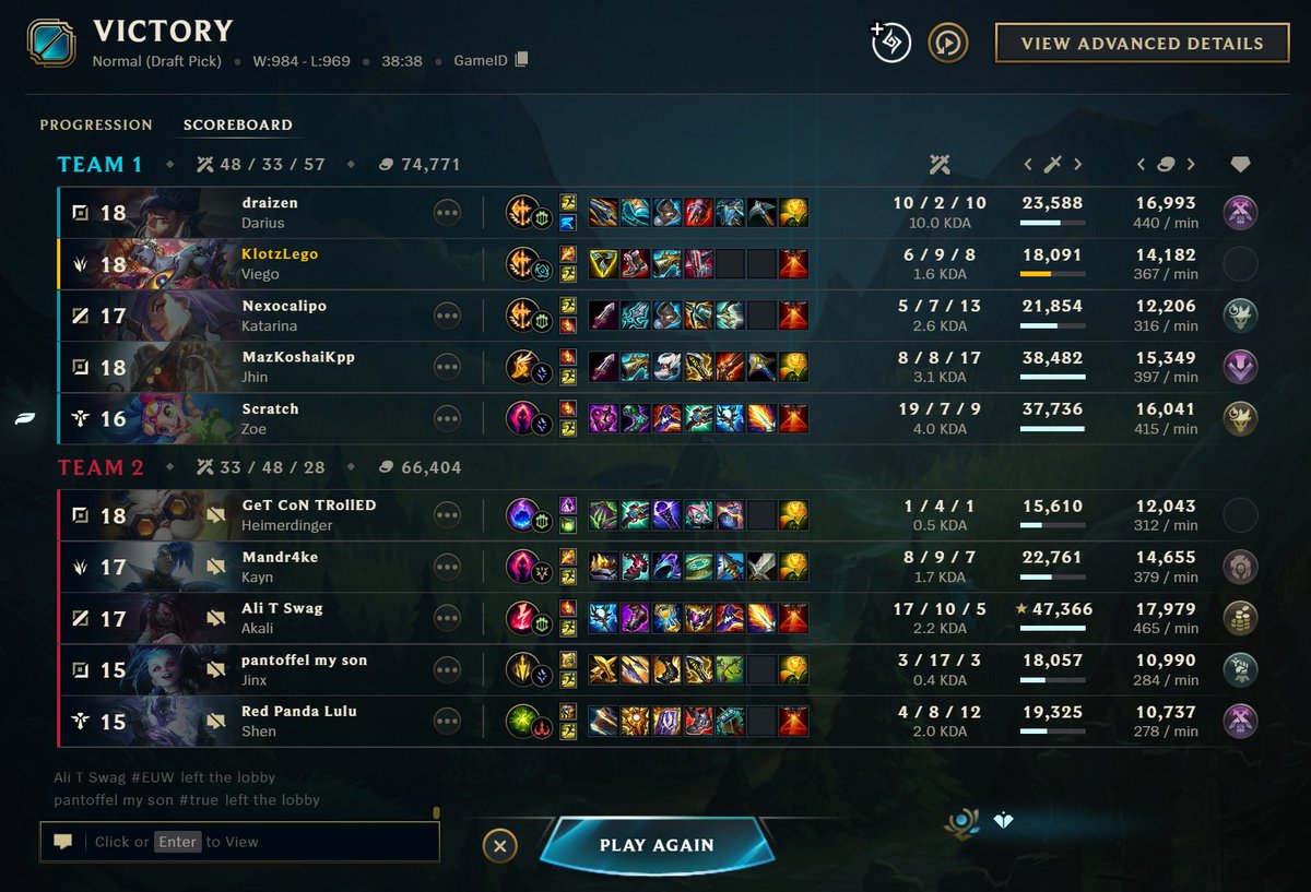 Ich hatte grade ne celebrity in meinem game.  Free win tho