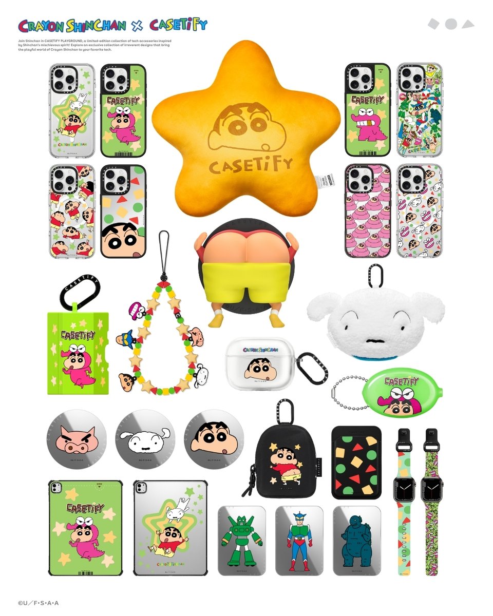 本日限定値下げ　新品未使用　クレヨンしんちゃん　ストラップ　casetify CASETiFY (ケースティファイ) on X: 