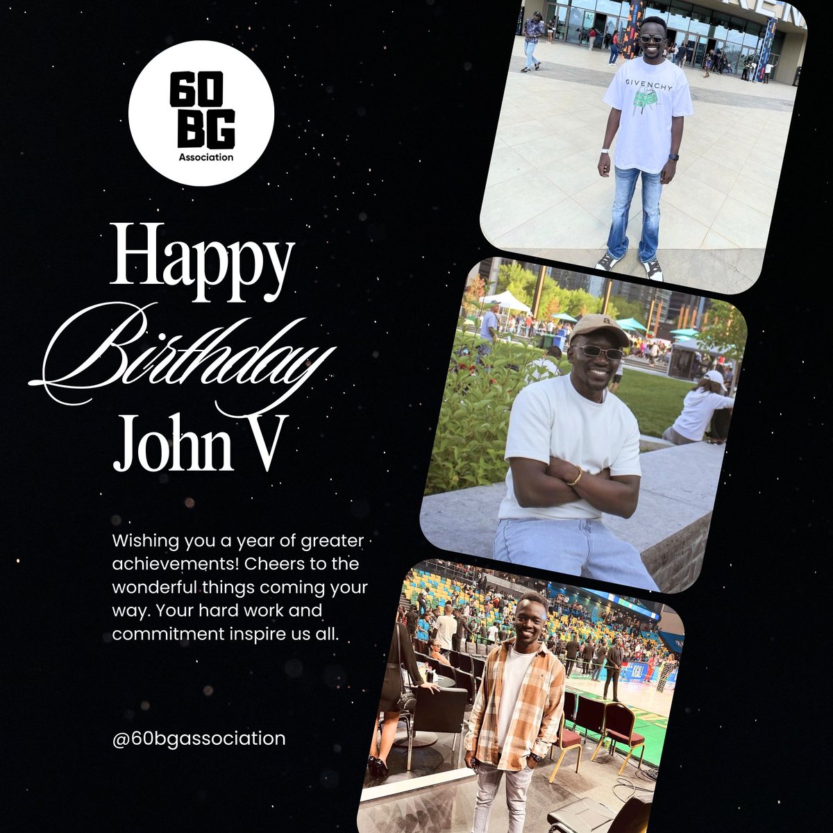 _60BG's tweet photo. Happy birthday to our AI wizard @JohnPangas
Your amazing works are an inspiration to us all. We wish you only the best in life. To greater blessings https://t.co/CfLgPLaeQx