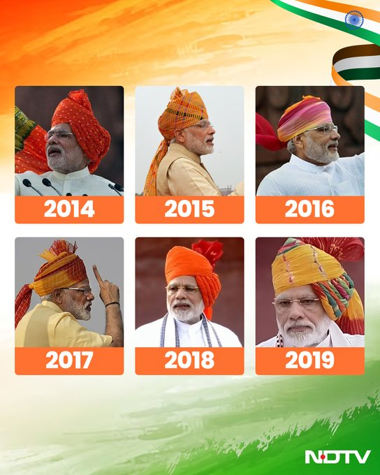 smitaprakash's tweet photo. PM Modi goes full Kesari today. Saffron turban &amp; saffron attire have historically been worn by brave Rajput warriors as they went into battle against those who had come to desecrate their land. Operation Sindoor is on going, the mission mode is still on.
(Image: NDTV) https://t.co/rdLlPHL0ph