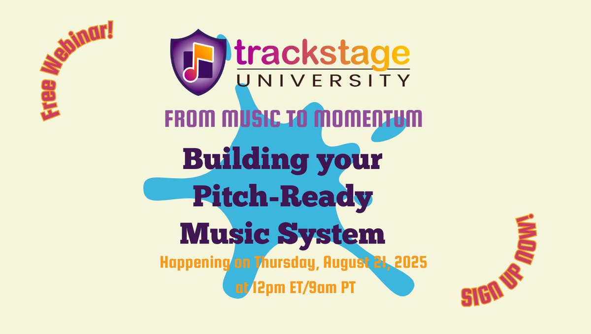 🚀 Indie Artists: Be Pitch-Ready Anytime 📷Opportunities move fast—are you ready? In just one session, learn how to organize your music, track splits &amp; metadata, and streamline your workflow so you never miss a shot. 📷profitablemusician.com/metadata