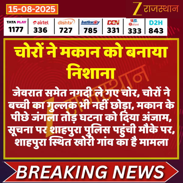 zeerajasthan_'s tweet photo. #Jaipur #शाहपुरा चोरों ने मकान को बनाया निशाना

@jaipur_police @pradeepsonizee @gopiyogi13 
#LatestNews #RajasthanNews #RajasthanWithZee https://t.co/7XKX8gOWhS