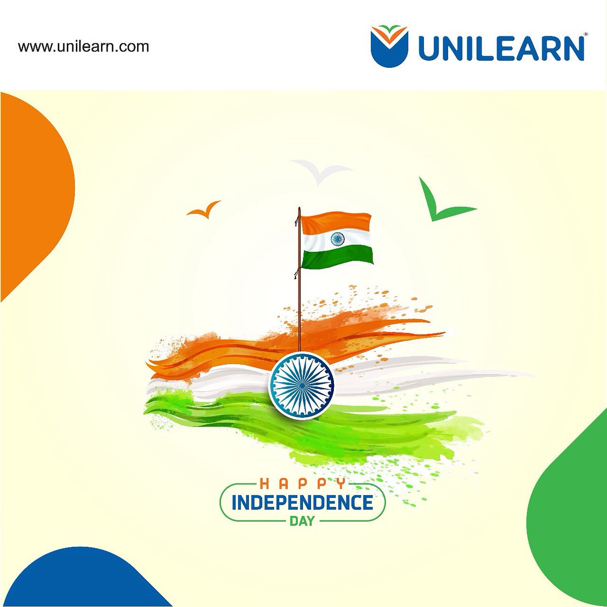 unilearnapp's tweet image. True freedom begins with education.
This Independence Day, let’s empower every learner to rise, lead, and inspire.
#HappyIndependenceDay #SpiritOfIndia #KnowledgeisFreedom #Unilearn