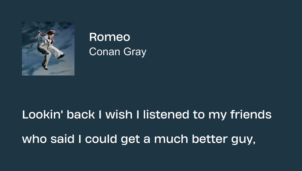 runpopdotcom's tweet image. Conan Gray, Romeo 
#newrelease