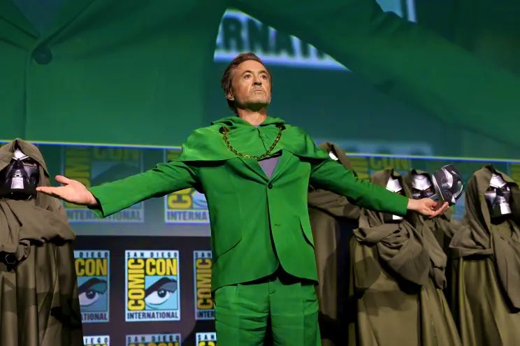 Tony Stonk ™ (@dicktugging) on Twitter photo It is claimed Robert Downey Jr was on set of Avengers Doomsday for 3 weeks reading lines off camera to a body double of Dr. Doom on camera.
Allegedly resulting in 3 weeks of reshoots because RDJ & Russos didn’t think it was working.
If true, ridiculous.
Source: <a href="/TheInSneider/">Jeff Sneider</a> It is claimed Robert Downey Jr was on set of Avengers Doomsday for 3 weeks reading lines off camera to a body double of Dr. Doom on camera.
Allegedly resulting in 3 weeks of reshoots because RDJ & Russos didn’t think it was working.
If true, ridiculous.
Source: <a href="/TheInSneider/">Jeff Sneider</a>