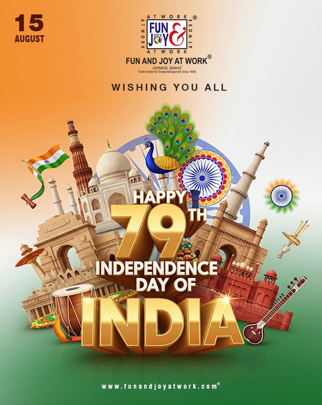 79 years of freedom 🇮🇳

A day to remember the sacrifices, honor the legacy, and celebrate the spirit of our incredible nation.

Here's to unity, progress, and the pride of being Indian—today and always.

🧡🤍💚
Happy Independence Day!