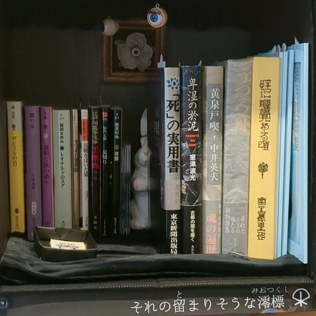 現在の棚です。単行本が増えました。
取り置きは <a href="/BOOKAPA_kyoto1/">一乗寺BOOK APARTMENT（シェア型書店@京都）</a> へお問い合わせください。