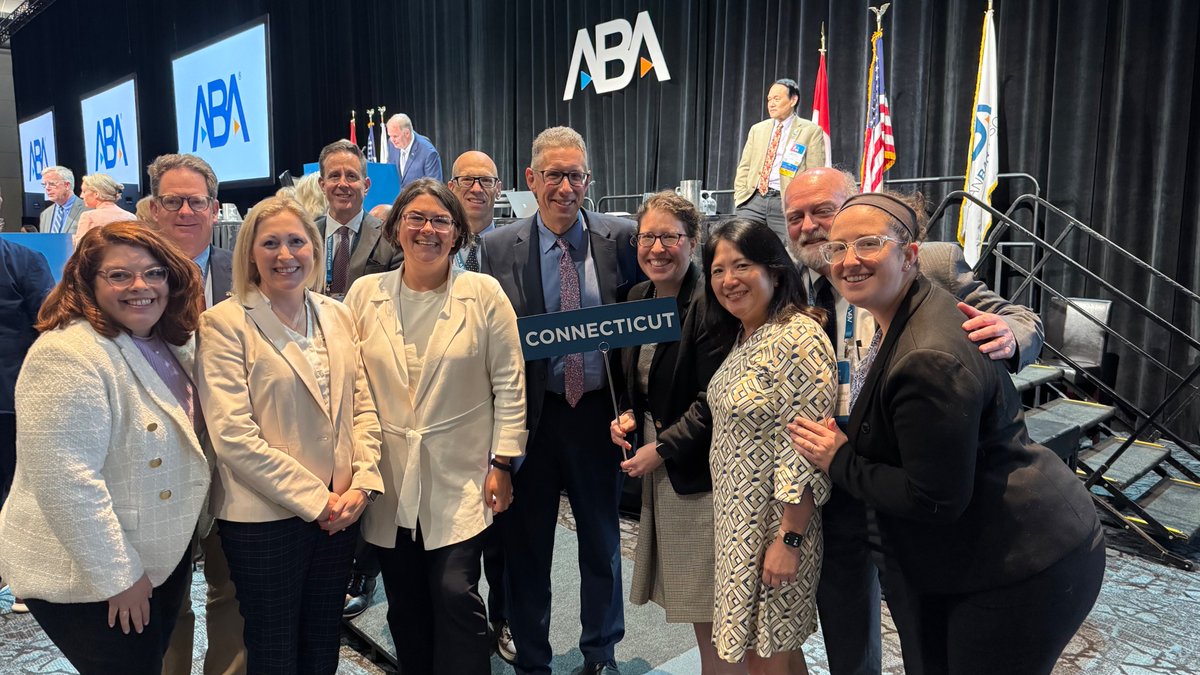 scottschwef's tweet photo. Back in Toronto for the House of Delegates of the American Bar Association. I’m honored to represent Connecticut at this year’s meeting. From debates on governance and policy to networking with colleagues from across the country, it’s an inspiring reminder of why we do what we do https://t.co/6FR1lQN9pa