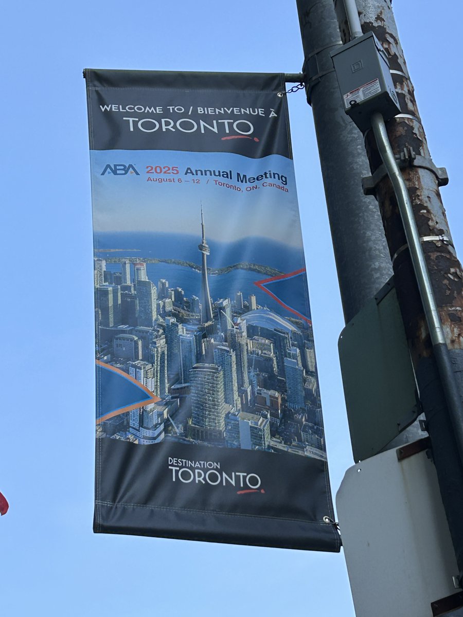 scottschwef's tweet photo. Back in Toronto for the House of Delegates of the American Bar Association. I’m honored to represent Connecticut at this year’s meeting. From debates on governance and policy to networking with colleagues from across the country, it’s an inspiring reminder of why we do what we do https://t.co/6FR1lQN9pa
