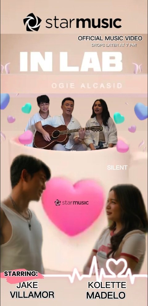 boldnessisquiet's tweet image. Countdown’s on… 
Music video out at 7 PM!

#inlab
#KoletteMadelo 
#jakevillamor
#OgieAlcasid