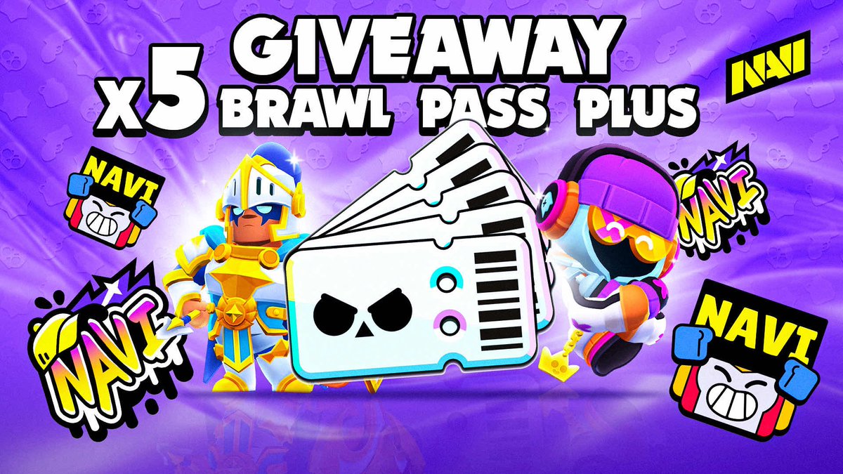 sou_YT_bs's tweet image. 5 Brawl Pass Plus Sou x NAVI Giveaway🎁
To participate: 

1) Follow NAVI on Tik Tok — go.navi.gg/brawlstars 
2) Follow 
@NAVIBrawlStars_
@sou_YT_bs
 
3) Repost♻️
4) Tag two friends in comments💬

The winners will be announced in one week!