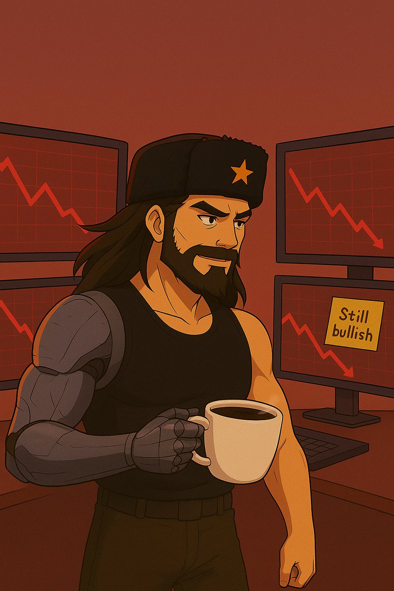 GM

Coffee level: ☕☕☕☕☕
Portfolio: 📉📉📉📉📉

Friday alpha → Never run out of coffee.