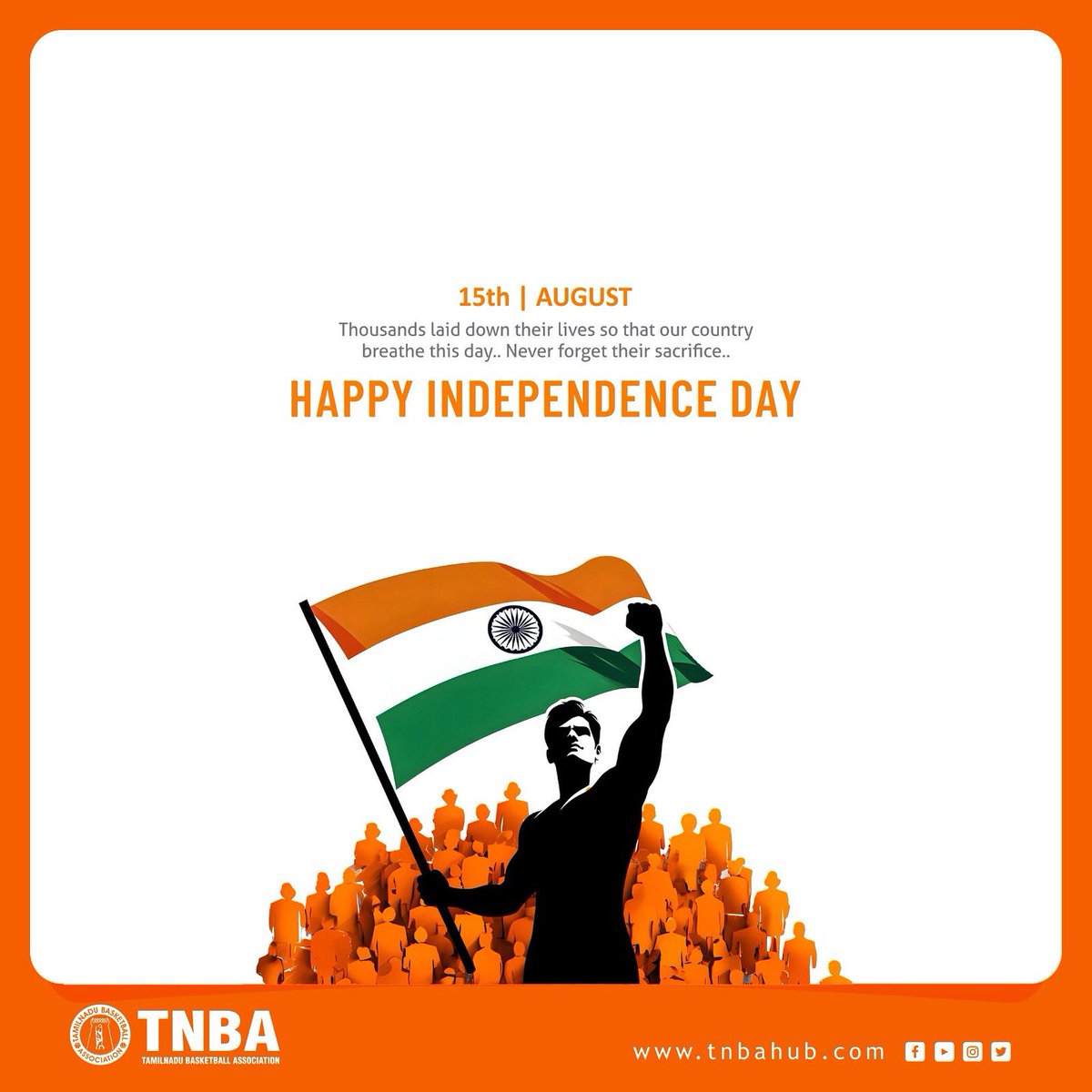 #HappyIndependenceDay
Thousands laid down their lives so that our nation could breathe the air of freedom today. Let us never forget their sacrifice.
