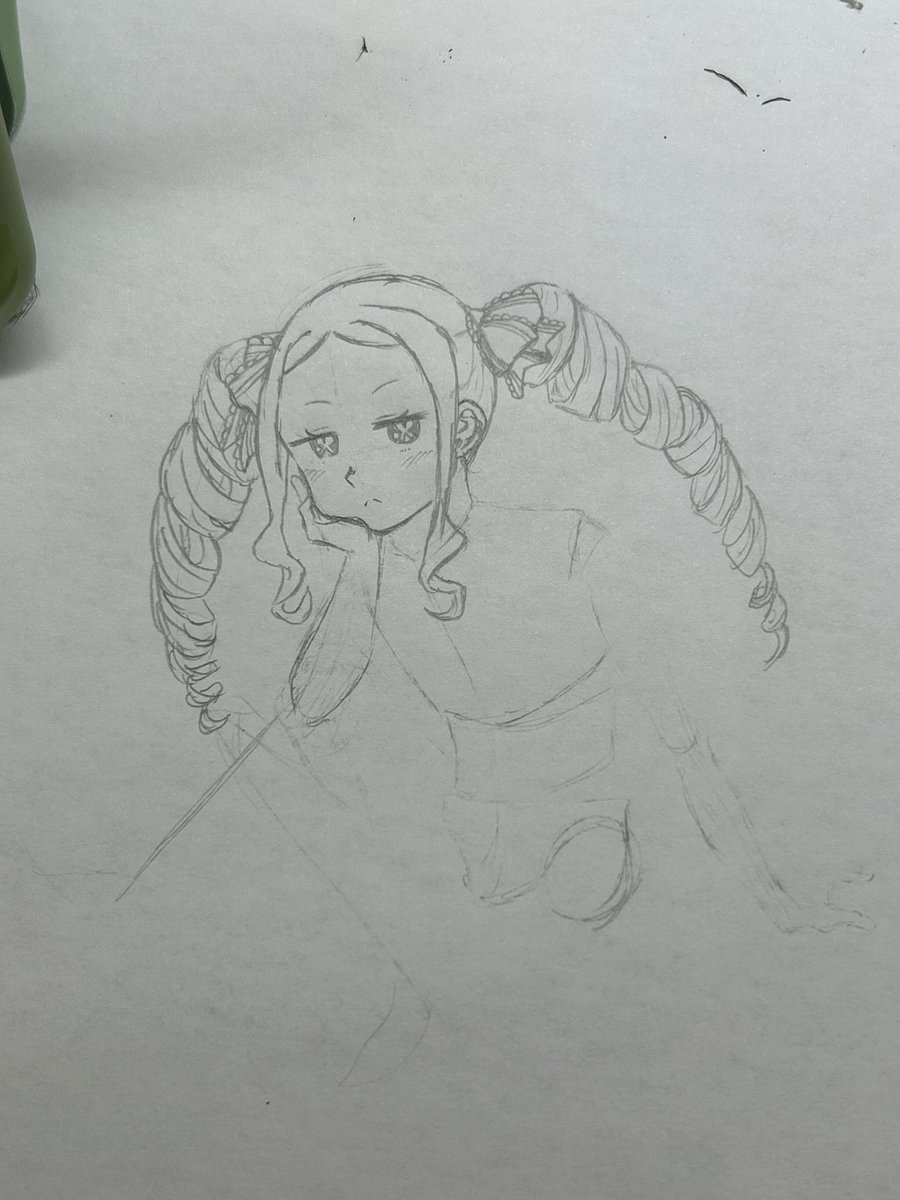 今描きかけのベア子が可愛すぎて自画自賛してる