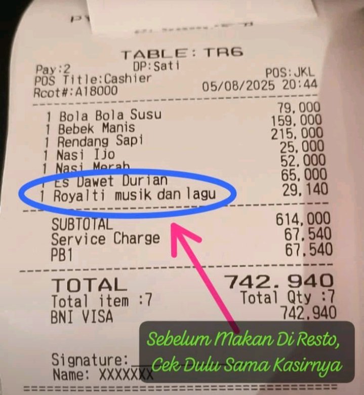 Masih mau nongkrong di cafe??
Semakin rame pejabat di negara ini  yg songong..yg penting perutnya kenyang, gak urusan  mo sepi apa ngak tu bisnis.
Hidup rezim pak <a href="/prabowo/">Prabowo Subianto</a>  !!
Arah kebijakan rezim ini sdh bagus sekali.