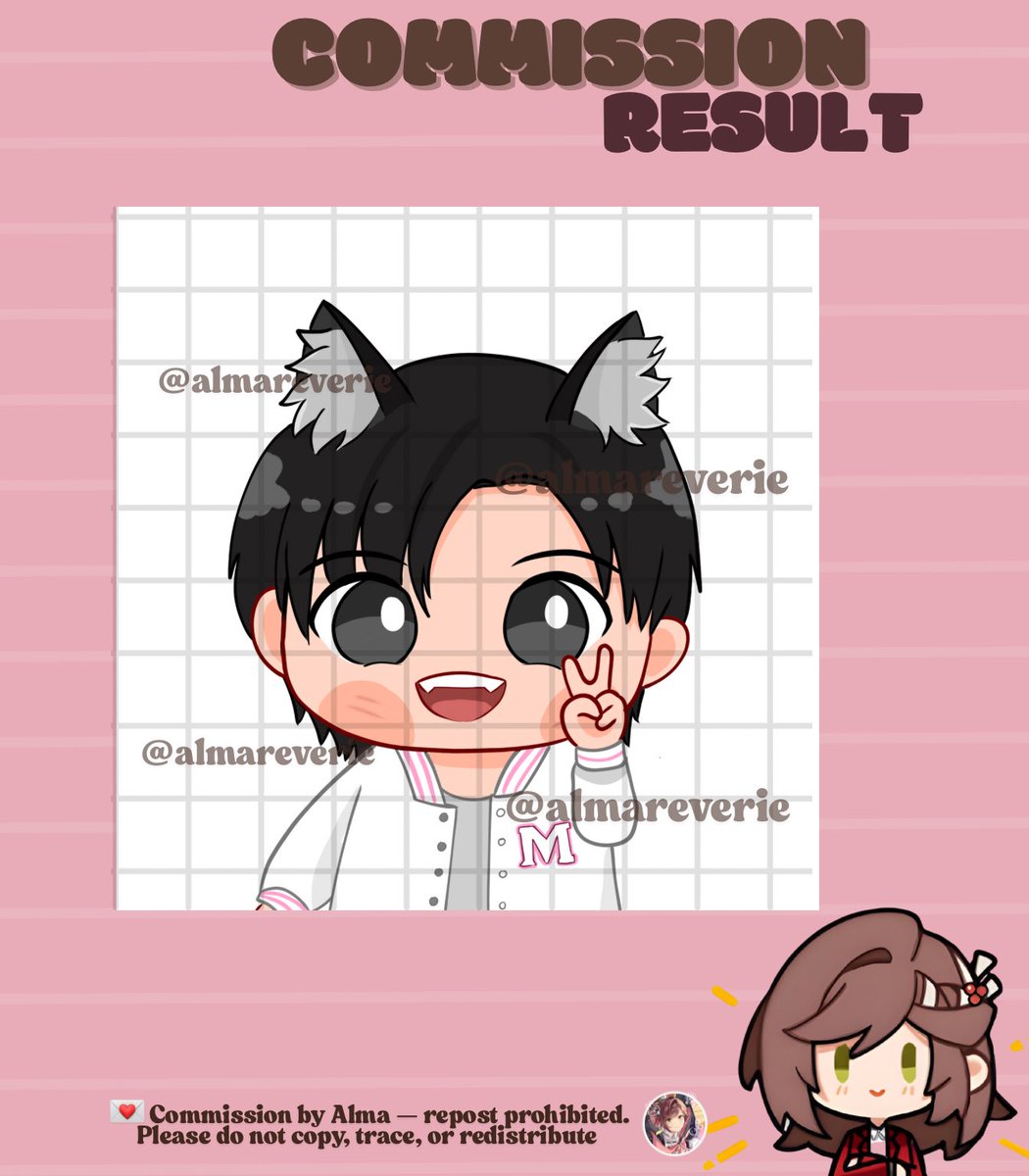🩷Commission result 🌿

✨chibi half body nyimol style commis ✨
thank you for commissioning me!  

#zonauangᅠᅠ