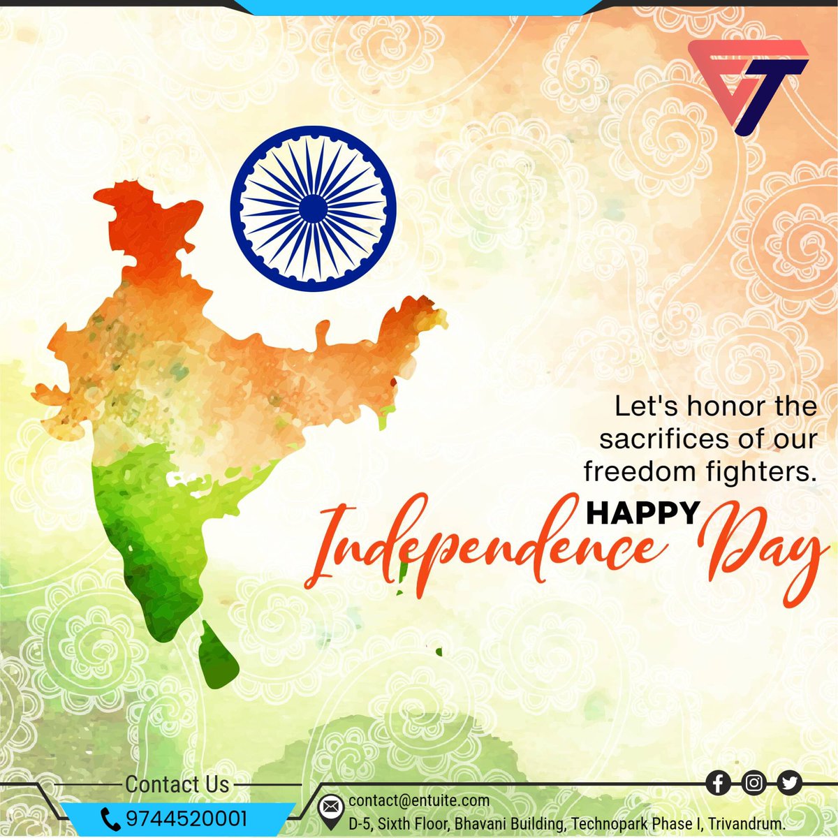 "Independence Day 2025 is a reminder that freedom thrives when we protect it with unity, courage, and hope."
#entuite #IndependenceDay