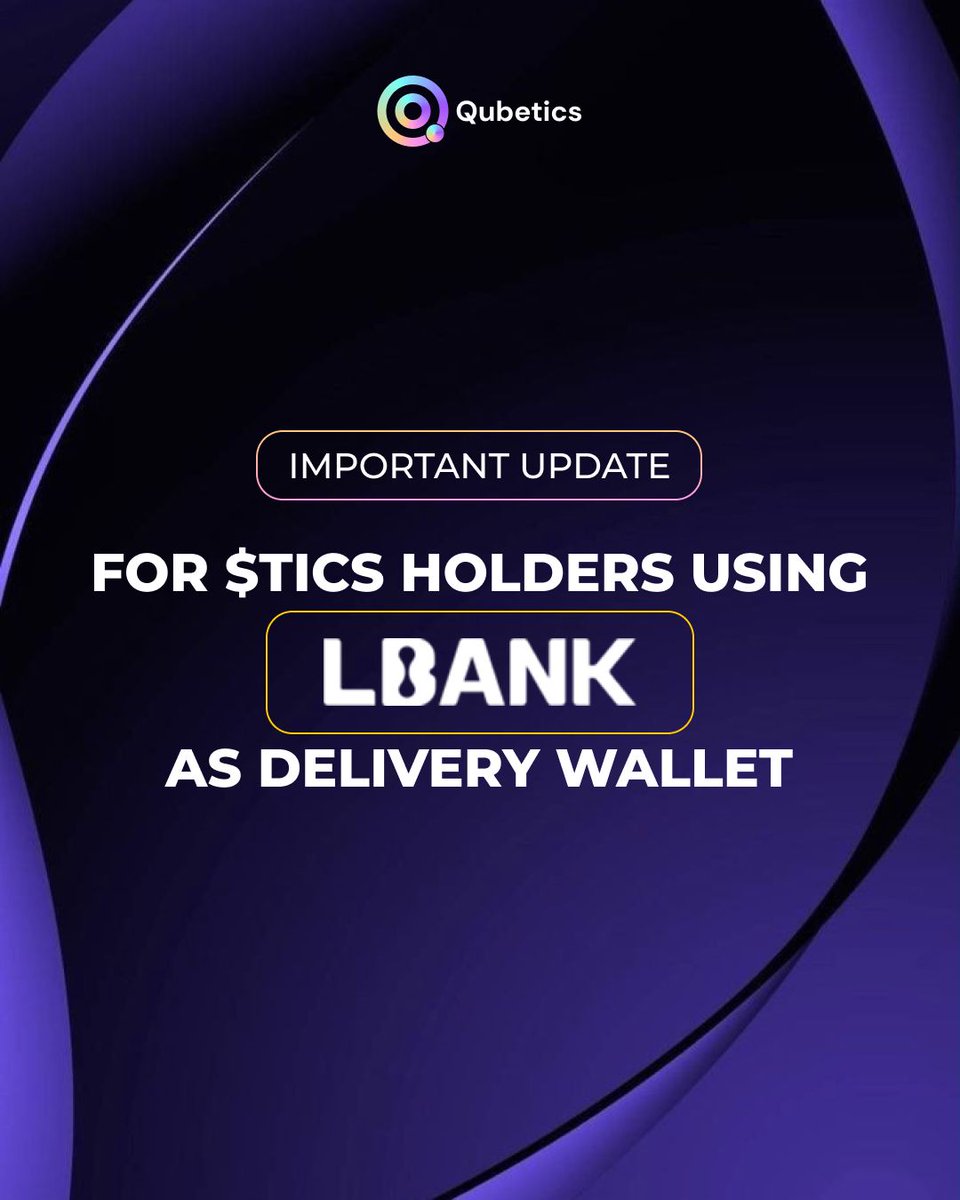 Important Announcement — TICS Airdrop (LBank Wallet Recipients)

For users who selected an LBank wallet address as their receiving wallet for the TICS airdrop, all tokens allocated up to 14th August 2025 have been distributed and credited.

We are awaiting confirmation on the