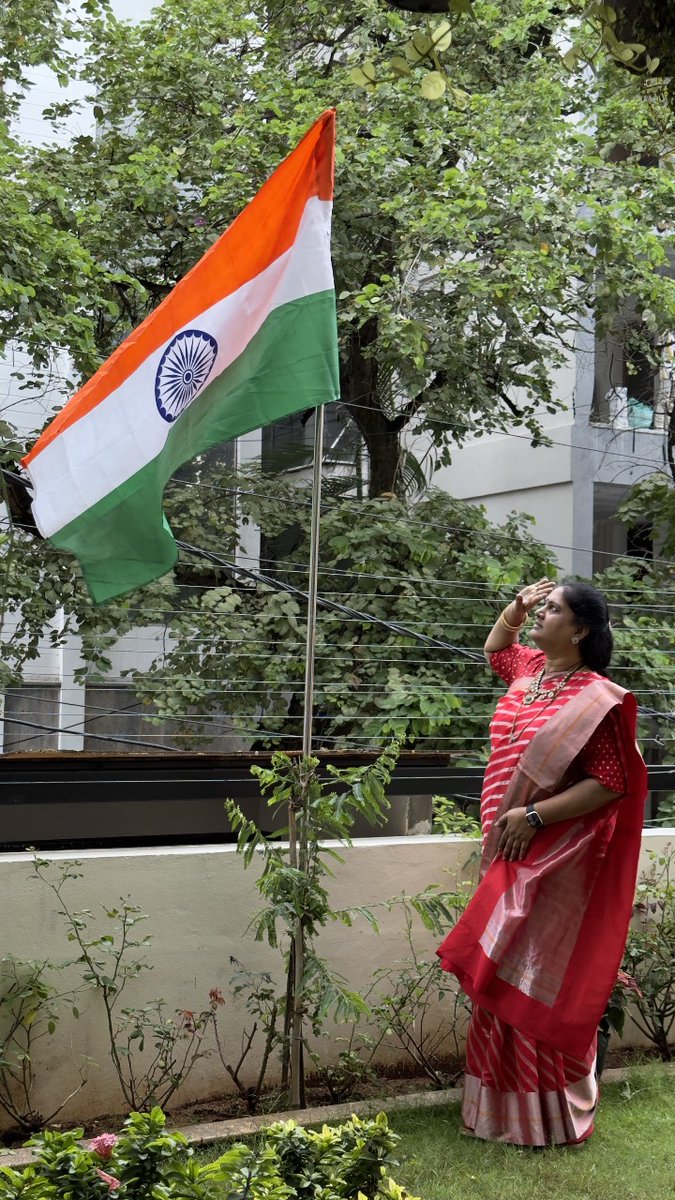 Geetha Kothapalli (Modi Ka Parivar) (@geethak_mp) on Twitter photo ప్రధాని శ్రీ <a href="/narendramodi/">Narendra Modi</a> గారి పిలుపుతో దేశవ్యాప్తంగా జరుగుతున్న #HarGharTiranga 🇮🇳
ప్రతి పౌరుడి హృదయంలో దేశభక్తి జ్యోతిని వెలిగించి, ప్రతి ఇంటి పై త్రివర్ణ పతాకం ఎగురవేసి భారత్ను మహత్తర శిఖరాలకు తీసుకెళ్తున్న మహోన్నత యజ్ఞం.
#HarGharTirang #IndependenceDay2025 #BJP4India ప్రధాని శ్రీ <a href="/narendramodi/">Narendra Modi</a> గారి పిలుపుతో దేశవ్యాప్తంగా జరుగుతున్న #HarGharTiranga 🇮🇳
ప్రతి పౌరుడి హృదయంలో దేశభక్తి జ్యోతిని వెలిగించి, ప్రతి ఇంటి పై త్రివర్ణ పతాకం ఎగురవేసి భారత్ను మహత్తర శిఖరాలకు తీసుకెళ్తున్న మహోన్నత యజ్ఞం.
#HarGharTirang #IndependenceDay2025 #BJP4India